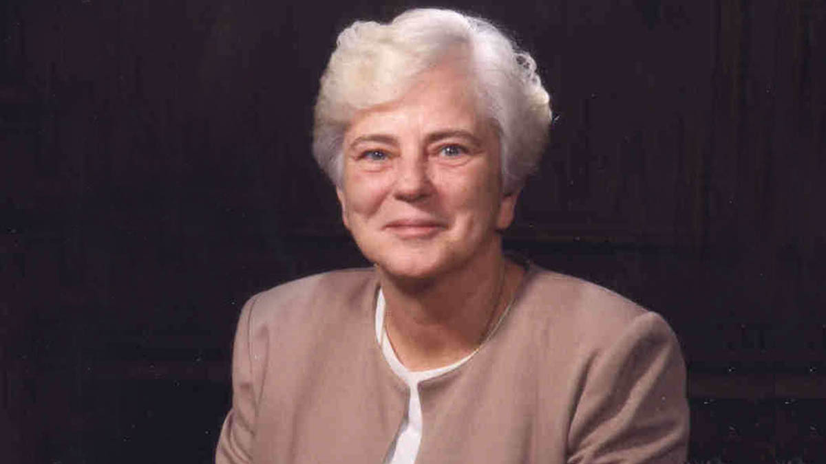 Sister M. Elizabeth Corry, successor to the founding hospital administrator at Lourdes