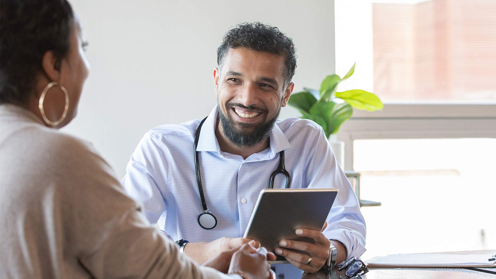 woman having a consultation with her doctor