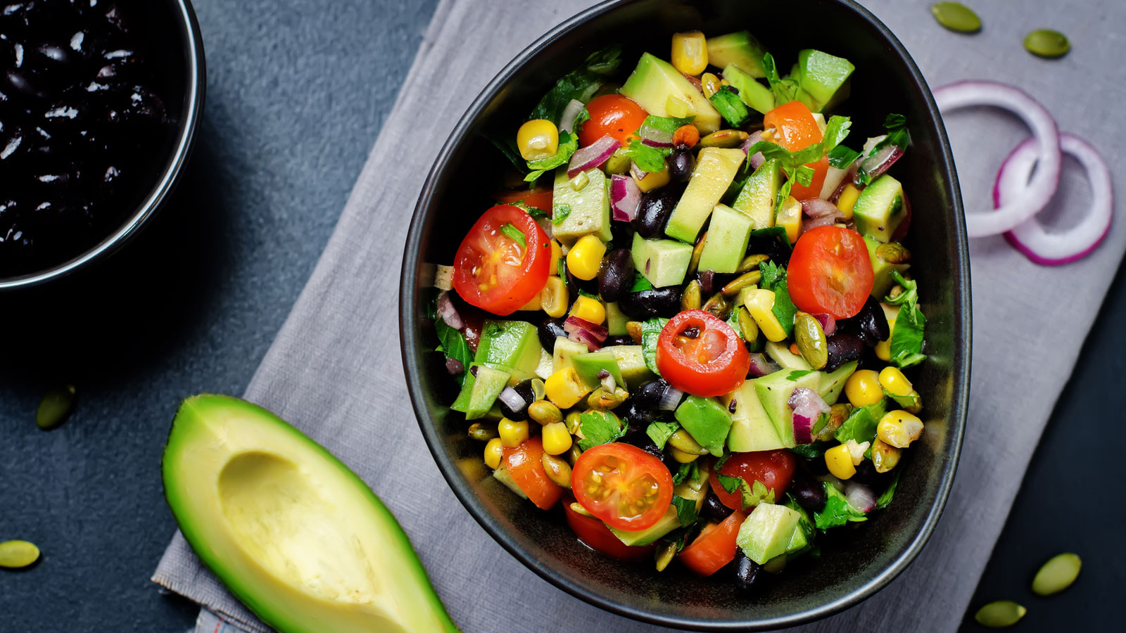 avocado and black bean salad