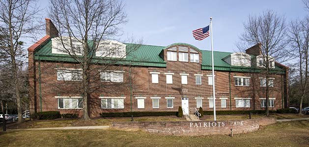Front of building