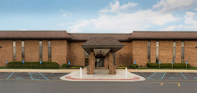 Front of building